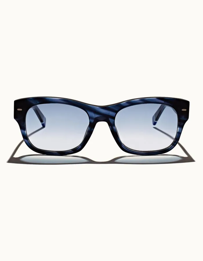 Men Orlebar Brown Sunglasses Nerano Navy Laminate