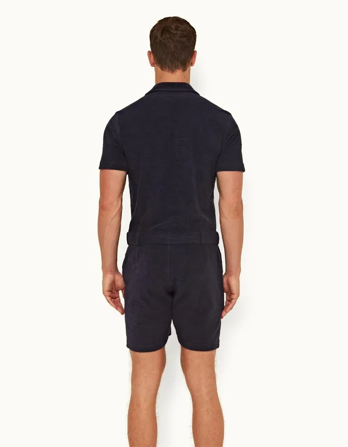 Men Orlebar Brown Sweats Goldfinger Onesie Midnight Navy