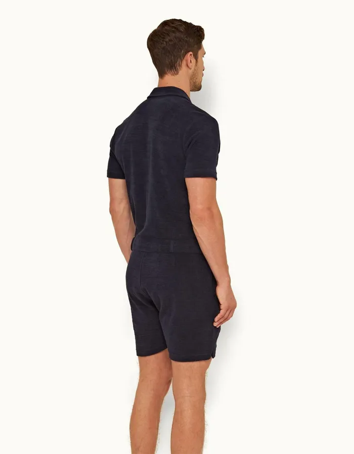 Men Orlebar Brown Sweats Goldfinger Onesie Midnight Navy