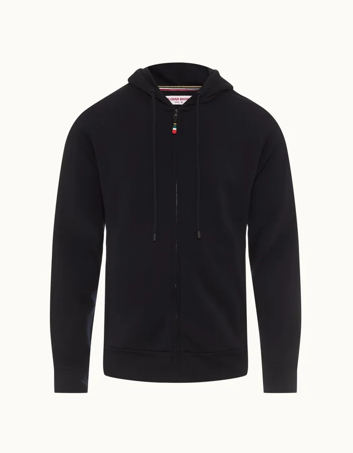 Men Orlebar Brown Sweats Mathers Merino Night Iris