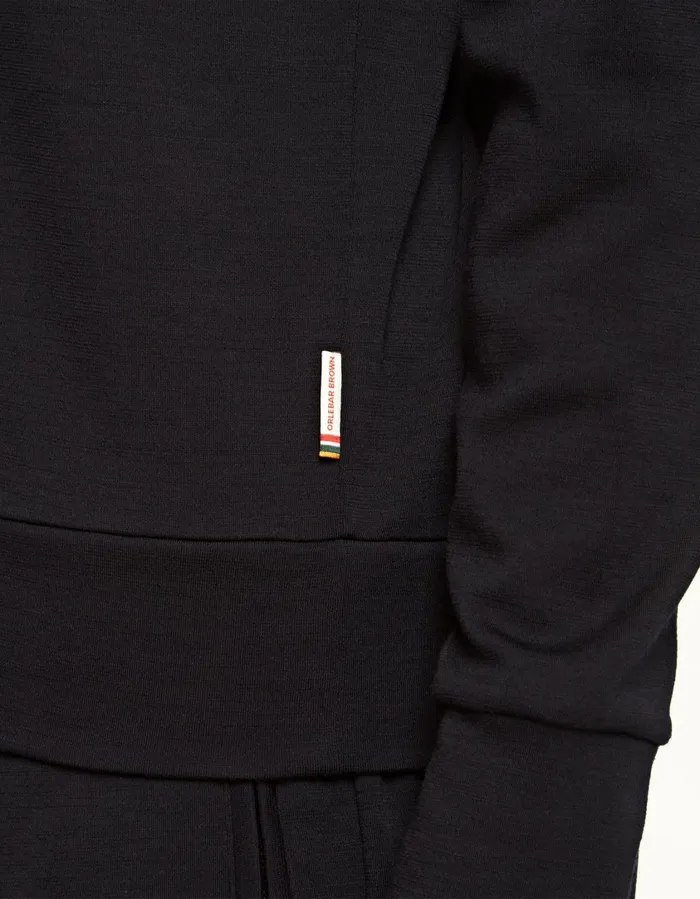 Men Orlebar Brown Sweats Mathers Merino Night Iris