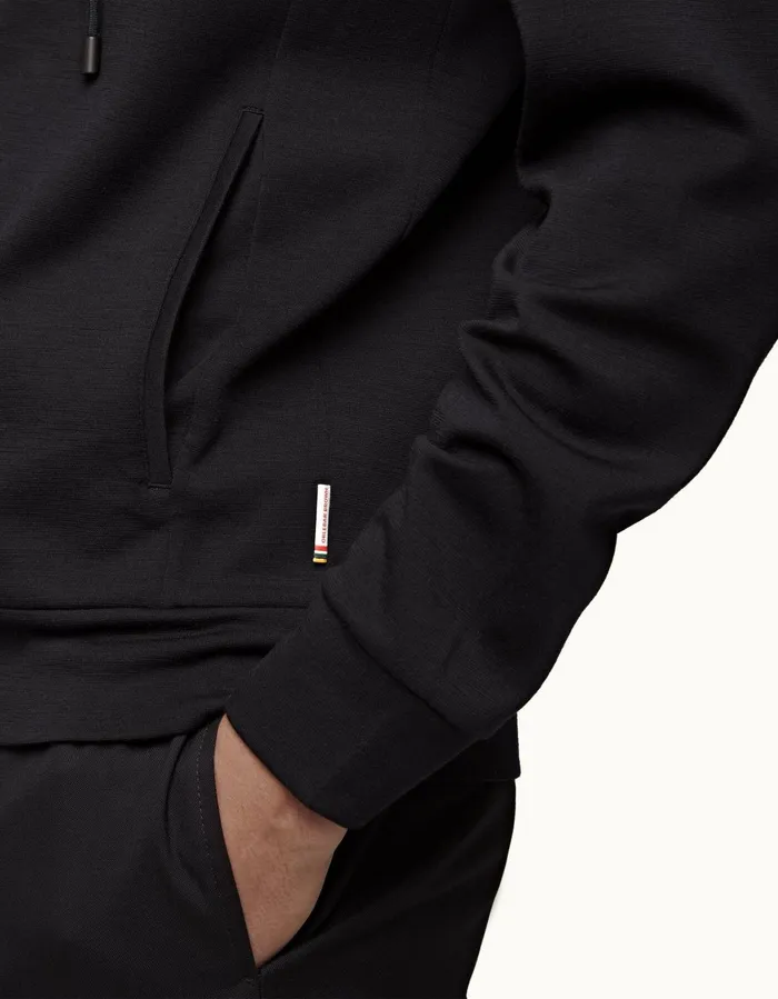 Men Orlebar Brown Sweats Mathers Merino Night Iris