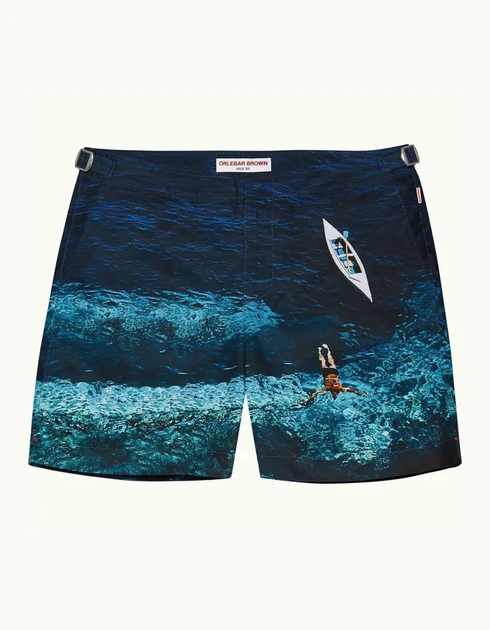 Men Orlebar Brown Swim Shorts Bulldog Deep Sea