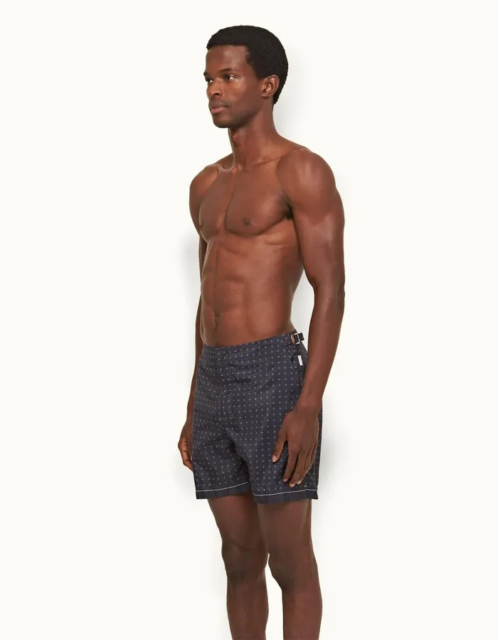 Men Orlebar Brown Swim Shorts Bulldog Night Iris