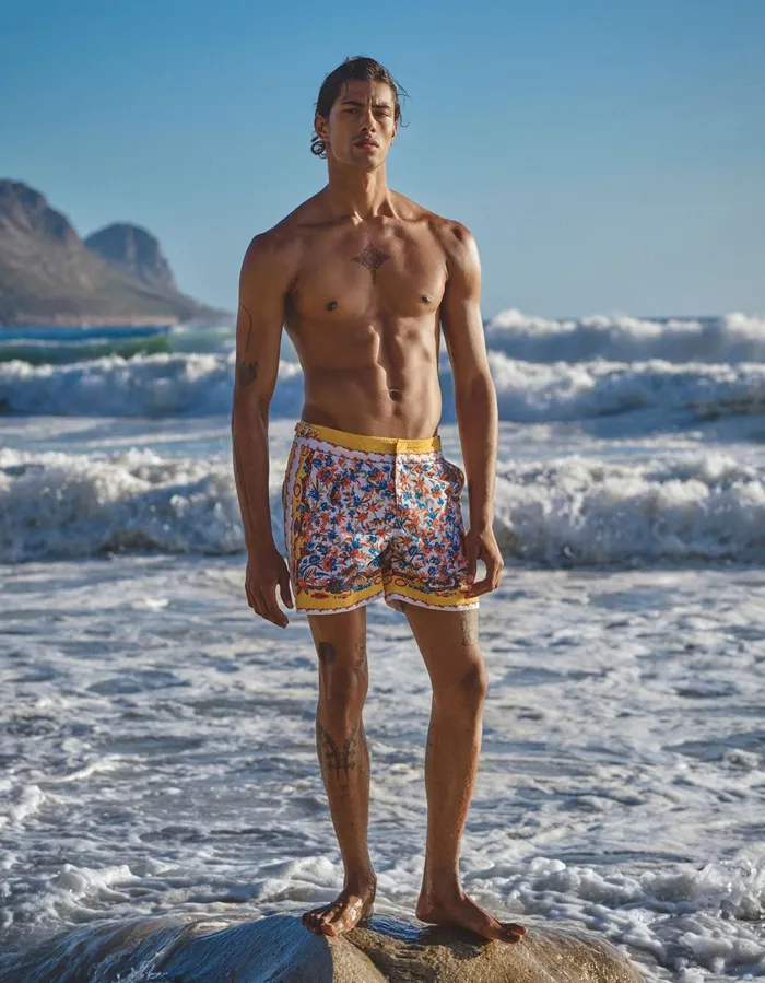 Men Orlebar Brown Swim Shorts Bulldog Summer Sunset