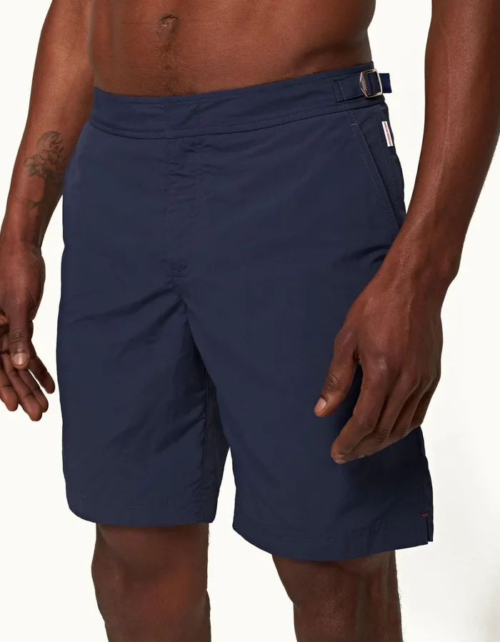 Men Orlebar Brown Swim Shorts Dane Lagoon Blue