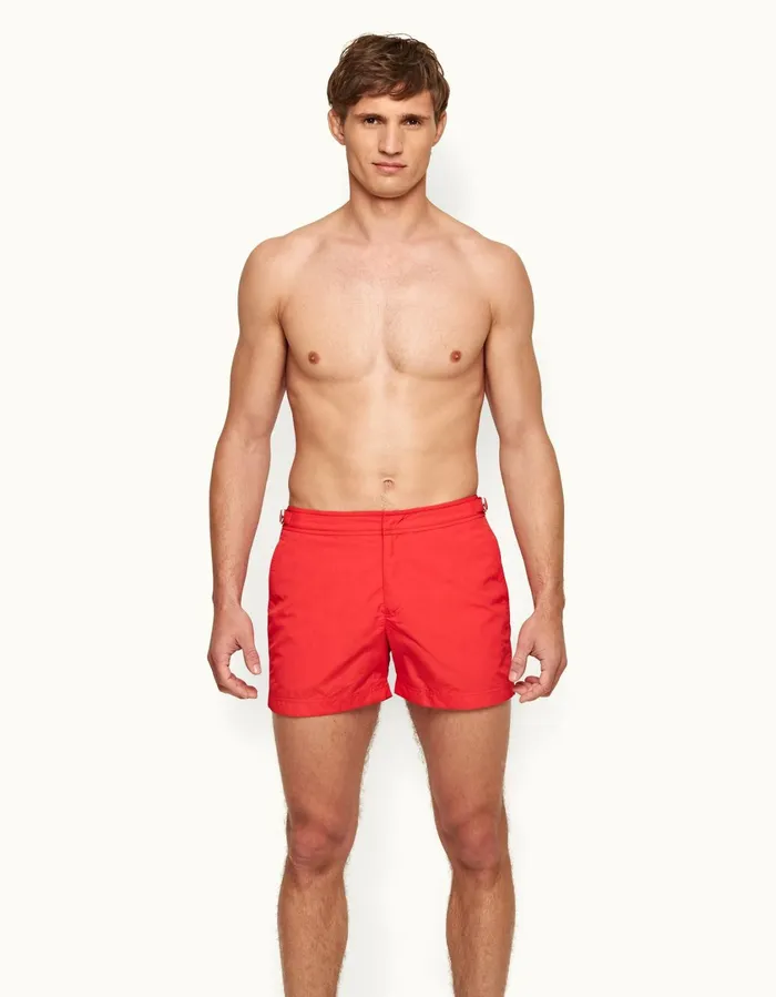 Men Orlebar Brown Swim Shorts Setter Rescue Red