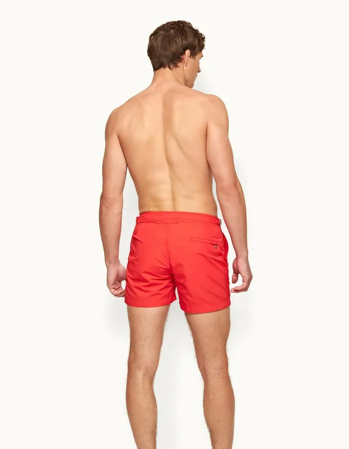 Men Orlebar Brown Swim Shorts Setter Rescue Red