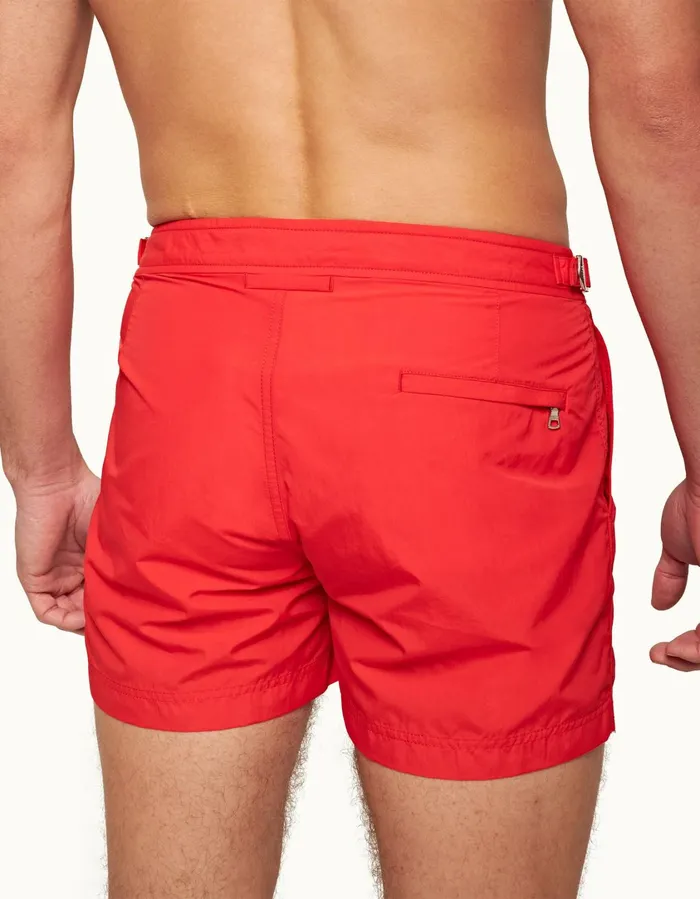 Men Orlebar Brown Swim Shorts Setter Rescue Red