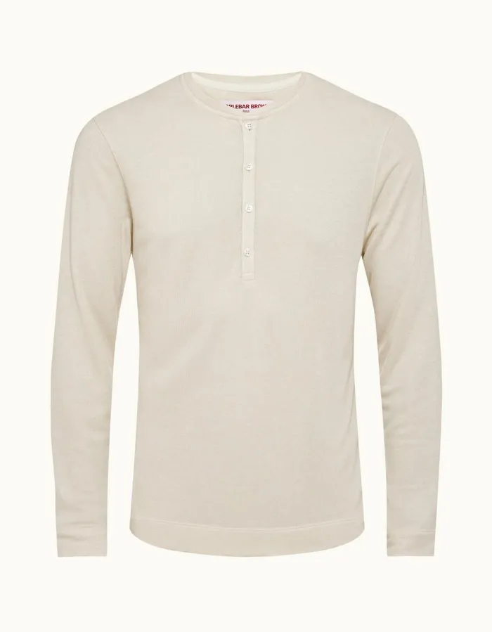 Men Orlebar Brown TShirts Harrison Cashmere Matchstick