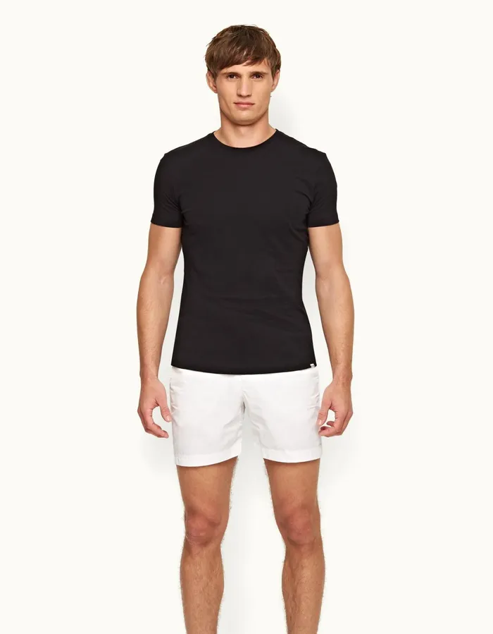 Men Orlebar Brown TShirts ObT Black