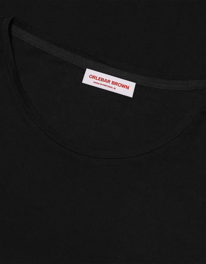 Men Orlebar Brown TShirts ObT Black