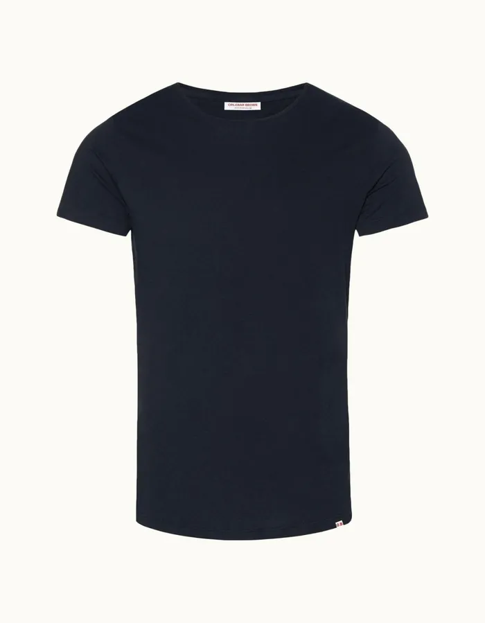 Men Orlebar Brown TShirts ObT Navy