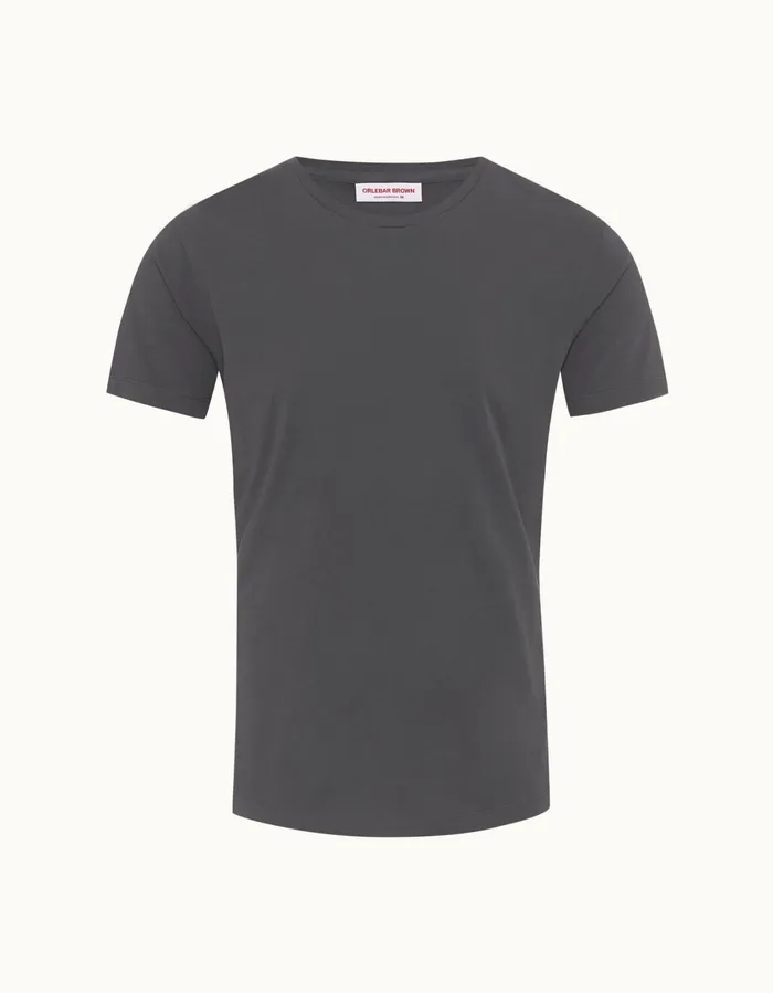 Men Orlebar Brown TShirts ObT Piranha Grey
