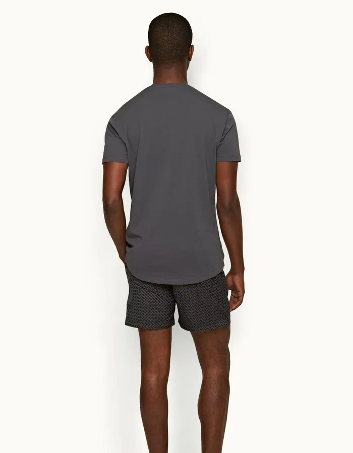 Men Orlebar Brown TShirts ObT Piranha Grey