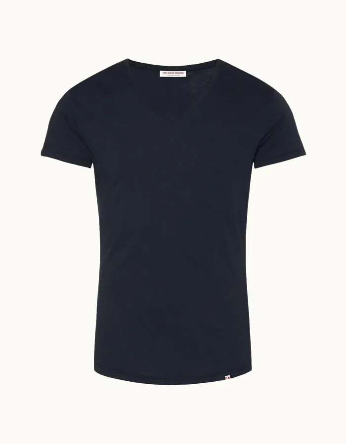 Men Orlebar Brown TShirts ObV Navy
