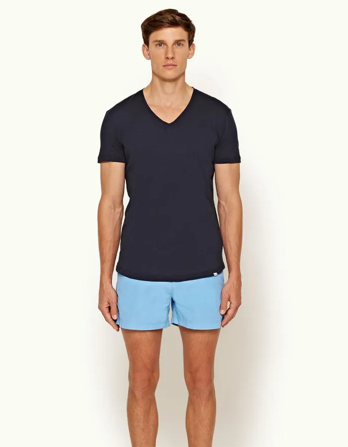 Men Orlebar Brown TShirts ObV Navy