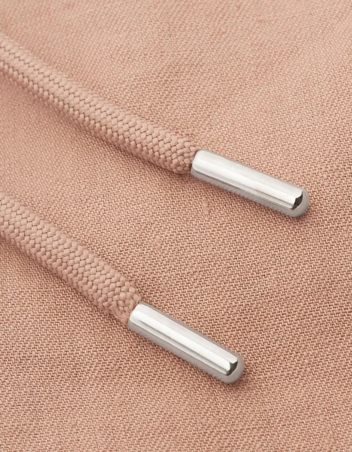 Men Orlebar Brown Trousers Cornell Linen Caramel Pink