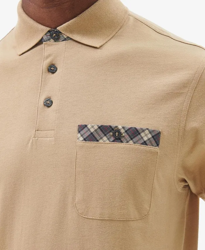 Men Polo Shirts Barbour Hirstly Polo Shirt Cornstalk Men Polo Shirts Barbour Hirstly Polo Shirt Cornstalk