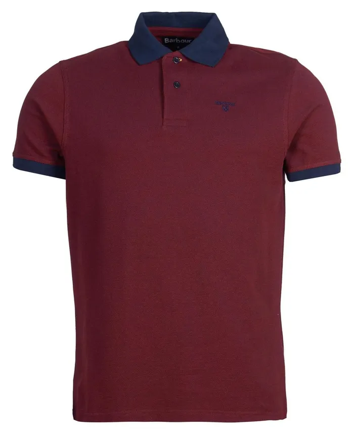 Men Polo Shirts Barbour Sports Mix Polo Shirt Electric Blue Men Polo Shirts Barbour Sports Mix Polo Shirt Electric Blue