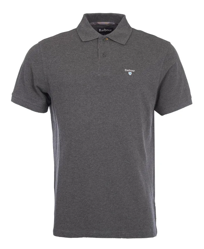 Men Polo Shirts Barbour Tartan Poloshirt Pique Navymidnight