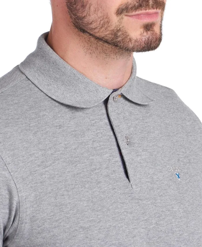 Men Polo Shirts Barbour Tartan Poloshirt Pique Navymidnight