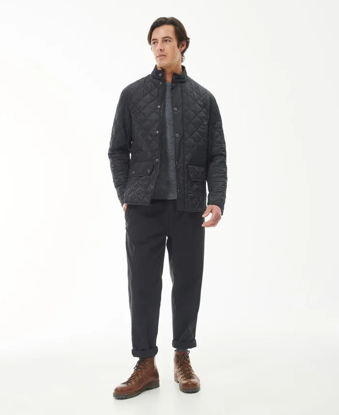 Men Quilted Jackets Barbour Lowerdale Quilted Jacket Classic Navy Men Quilted Jackets Barbour Lowerdale Quilted Jacket Classic Navy