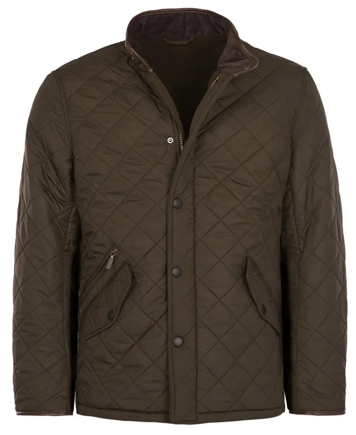 Men Quilted Jackets Barbour Powell Quilted Jacket Navy