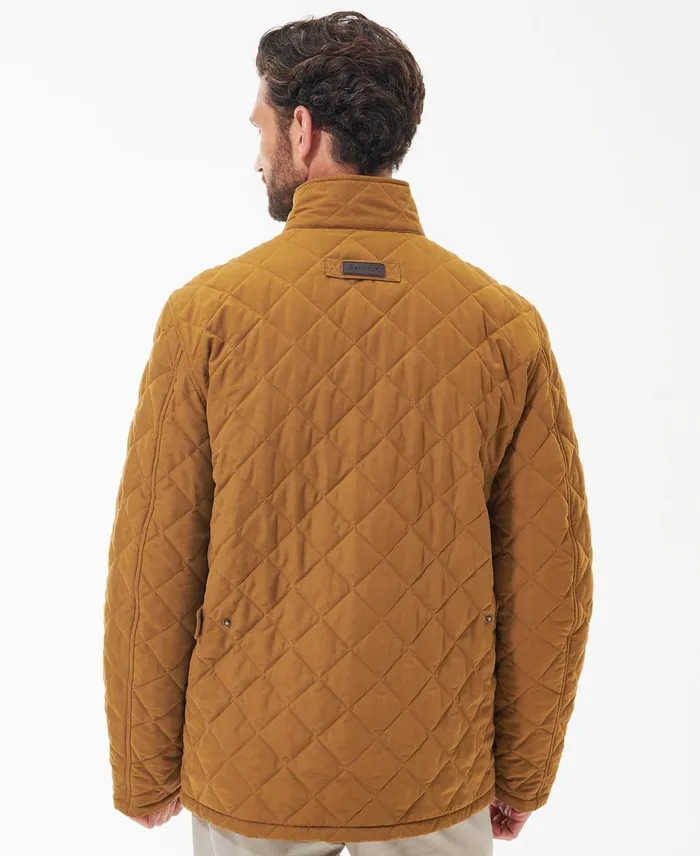 Men Quilted Jackets Barbour Shoveler Quilted Jacket Army Green Men Quilted Jackets Barbour Shoveler Quilted Jacket Army Green