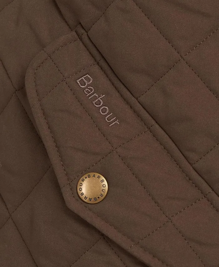 Men Quilted Jackets Barbour Shoveler Quilted Jacket Darksand