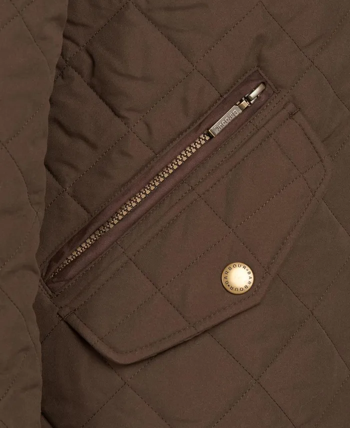 Men Quilted Jackets Barbour Shoveler Quilted Jacket Darksand