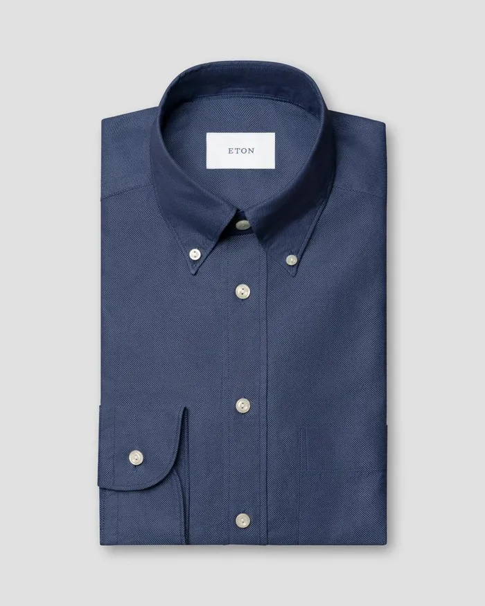 Men Royal Oxford Shirt Blue Eton Casual Shirts Men Royal Oxford Shirt Blue Eton Casual Shirts