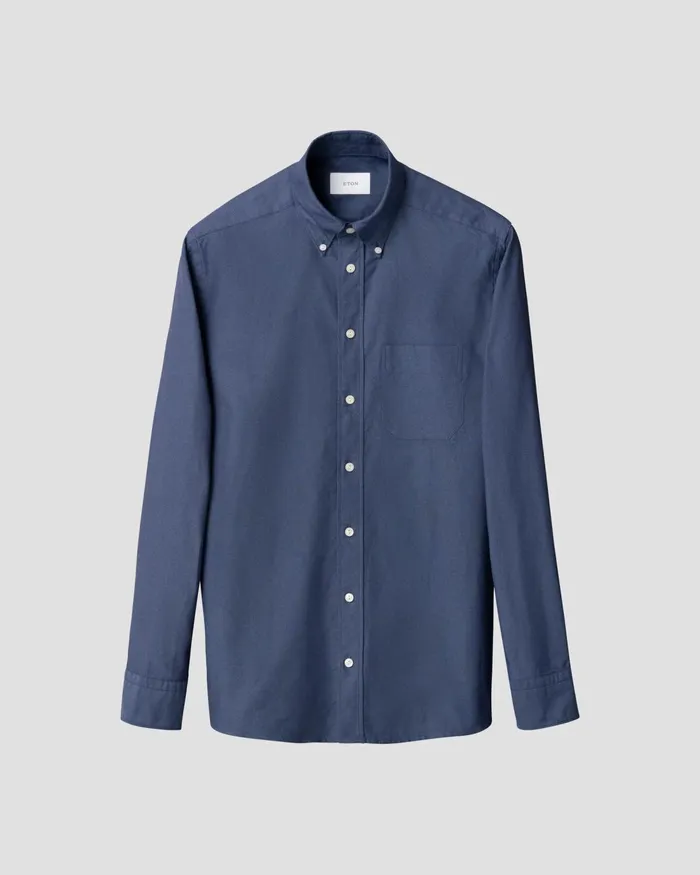 Men Royal Oxford Shirt Blue Eton Casual Shirts Men Royal Oxford Shirt Blue Eton Casual Shirts