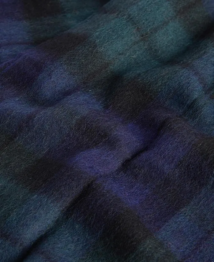 Men Scarves and Handkerchiefs Barbour New Check Tartan Scarf Black Stewart Men Scarves and Handkerchiefs Barbour New Check Tartan Scarf Black Stewart