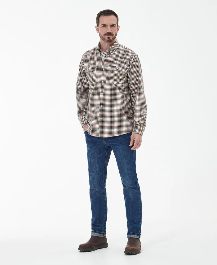 Men Shirts Barbour Foss Regular Shirt Classic Navy Men Shirts Barbour Foss Regular Shirt Classic Navy