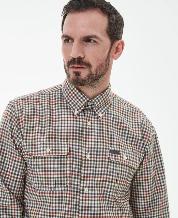 Men Shirts Barbour Foss Regular Shirt Classic Navy Men Shirts Barbour Foss Regular Shirt Classic Navy