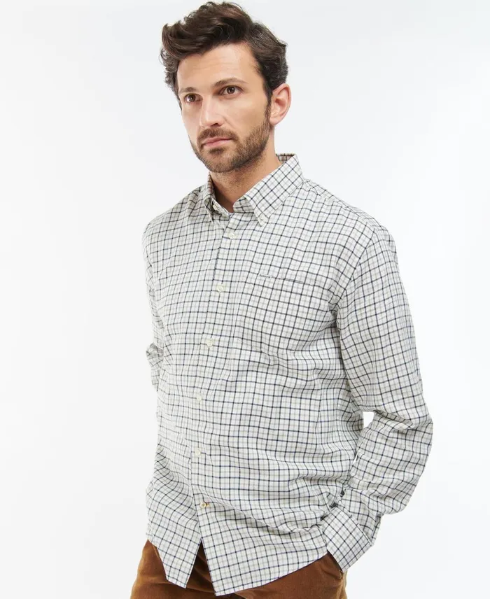Men Shirts Barbour Preston Regular Shirt Olive