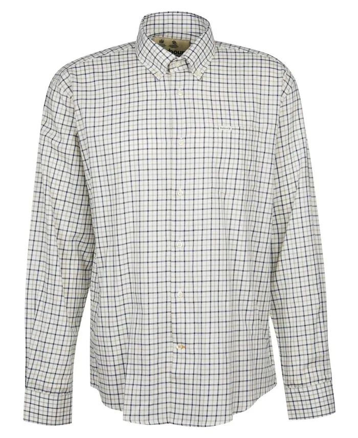 Men Shirts Barbour Preston Regular Shirt Olive Men Shirts Barbour Preston Regular Shirt Olive