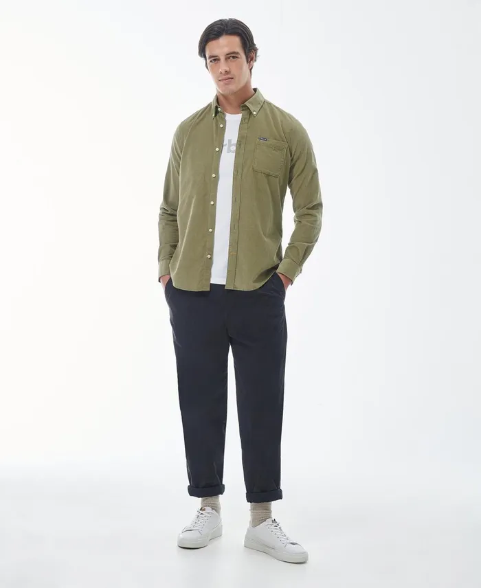 Men Shirts Barbour Ramsey Tailored Shirt Sandstone Men Shirts Barbour Ramsey Tailored Shirt Sandstone
