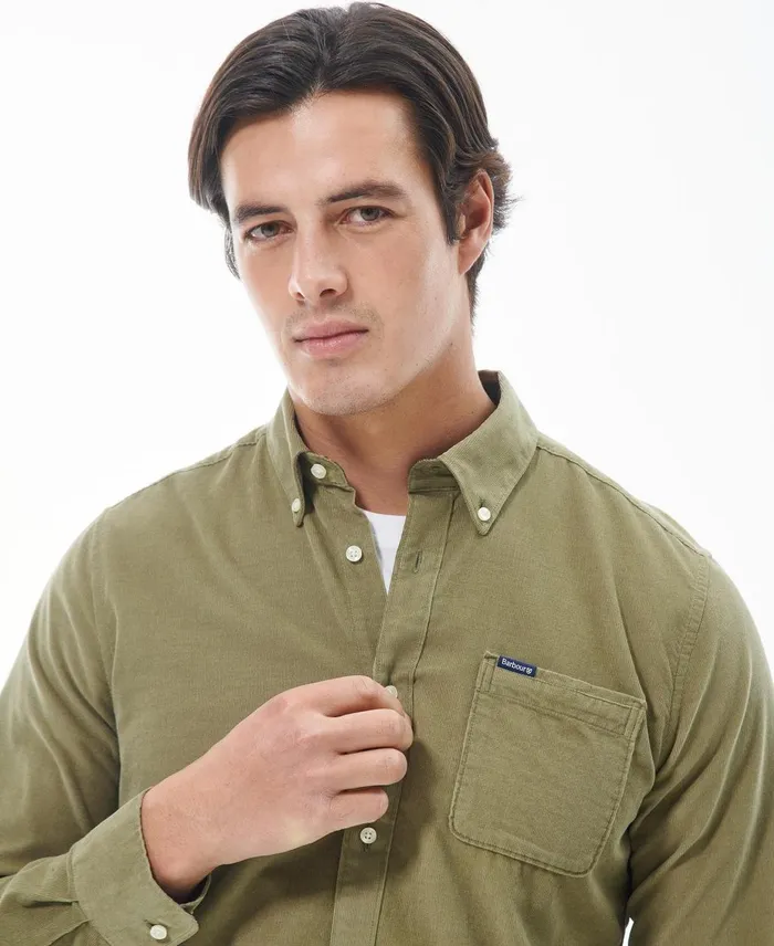Men Shirts Barbour Ramsey Tailored Shirt Sandstone Men Shirts Barbour Ramsey Tailored Shirt Sandstone