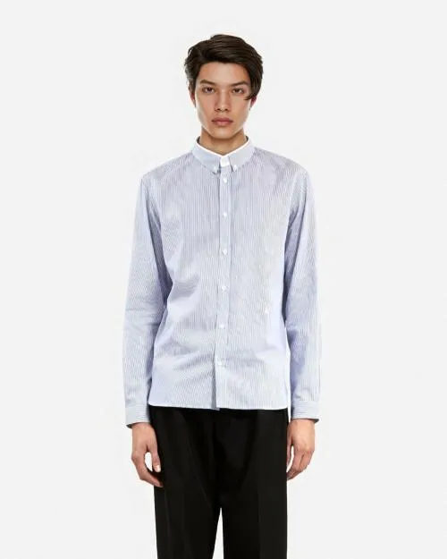 Men Shirts The Kooples Blue And White Striped Formal Shirt Blue White