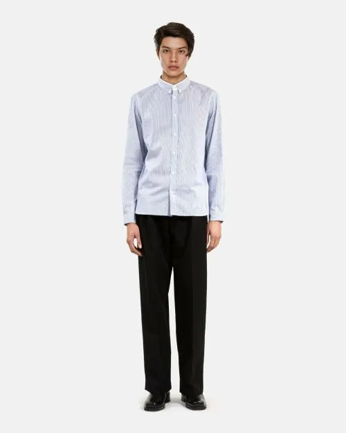 Men Shirts The Kooples Blue And White Striped Formal Shirt Blue White