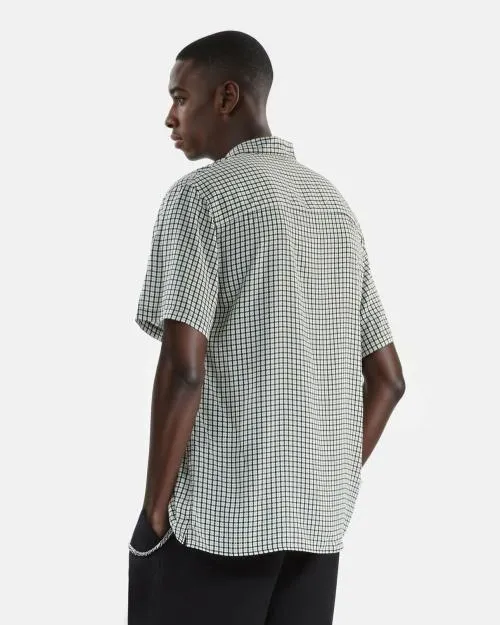 Men Shirts The Kooples ShortSleeved Floral Print Shirt Black White