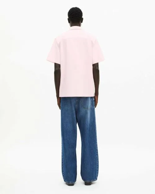 Men Shirts The Kooples ShortSleeved Pink Shirt Pale Pink