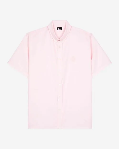 Men Shirts The Kooples ShortSleeved Pink Shirt Pale Pink