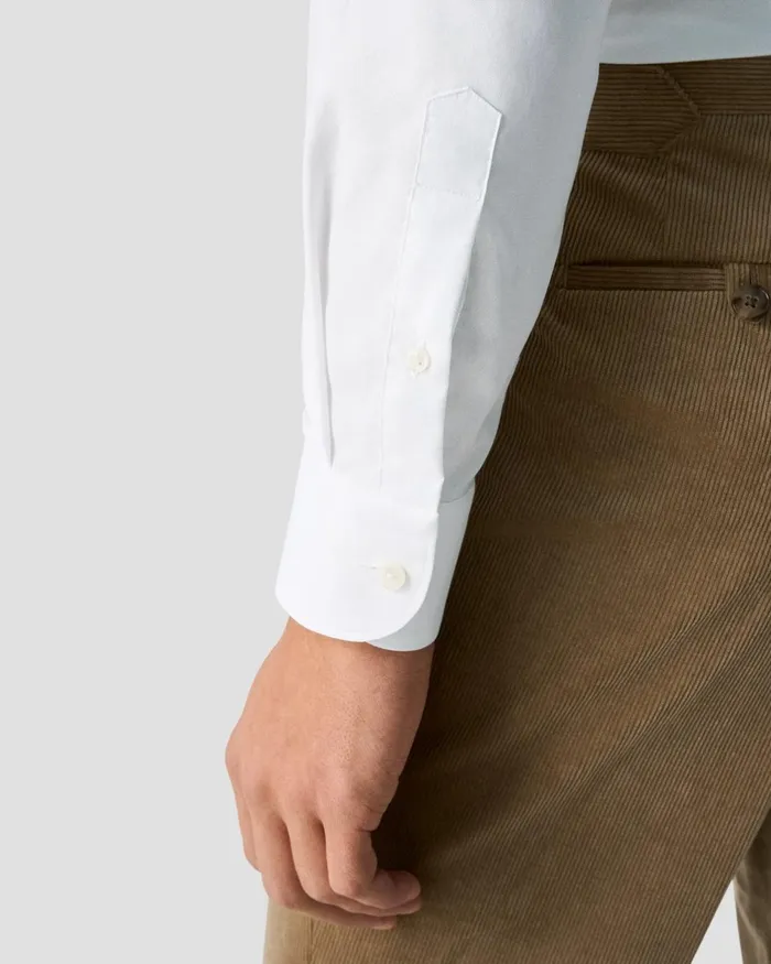 Men Solid Signature Oxford Shirt Eton Dress Shirts