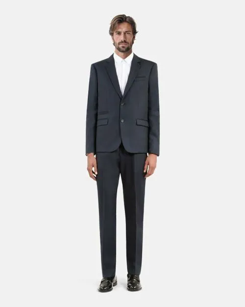 Men Suits The Kooples StraightCut Blue Suit Jacket Blue Petrol
