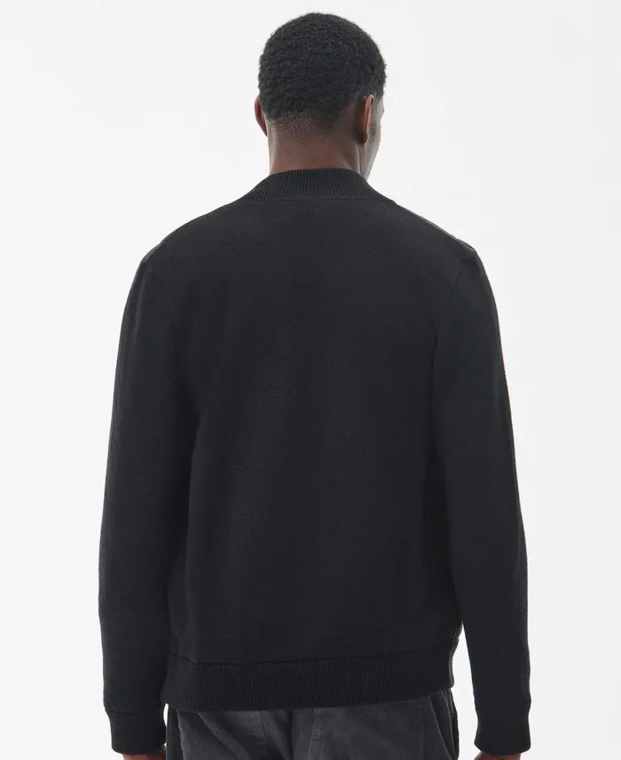 Men Sweaters Barbour Arch DiamondQuilted Jumper Classic Black Men Sweaters Barbour Arch DiamondQuilted Jumper Classic Black