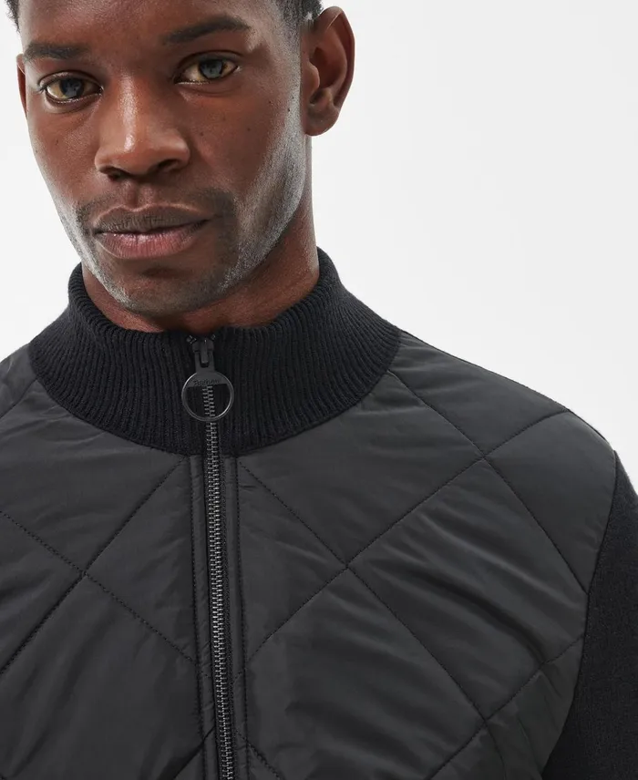 Men Sweaters Barbour Arch DiamondQuilted Jumper Classic Black Men Sweaters Barbour Arch DiamondQuilted Jumper Classic Black