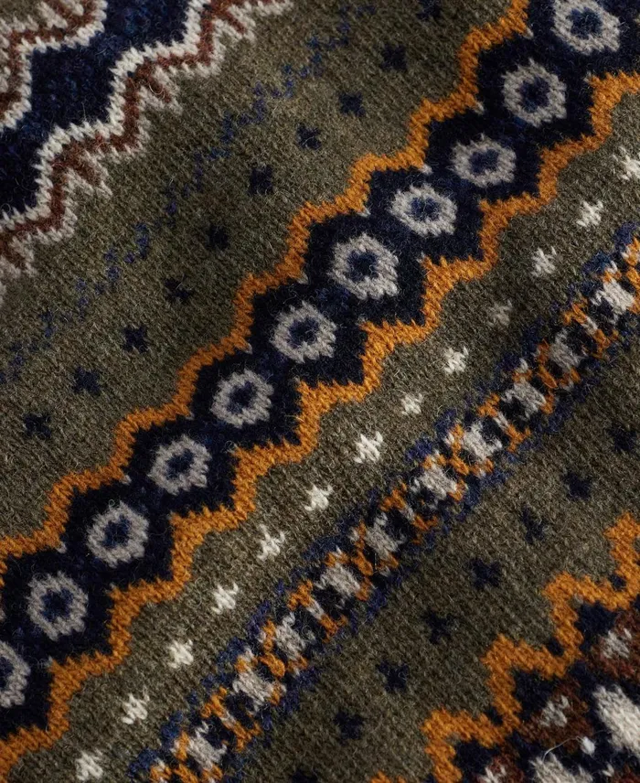 Men Sweaters Barbour Case Fair Isle Jumper Navy Marl Men Sweaters Barbour Case Fair Isle Jumper Navy Marl